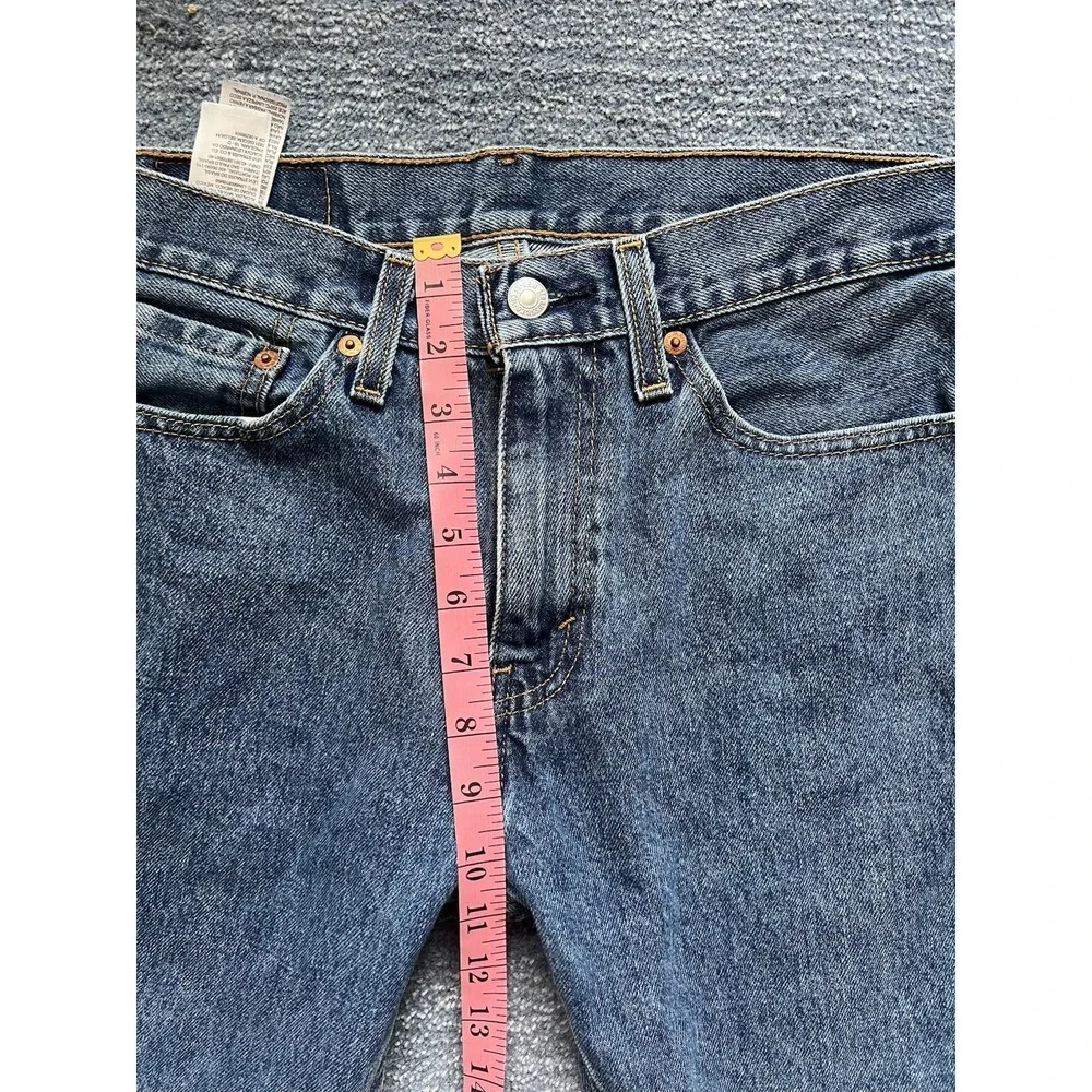 Levi's 505 Regular Fit Men's Jeans 30x32‎ Zip Fly Dark Wash Classic Straight Leg